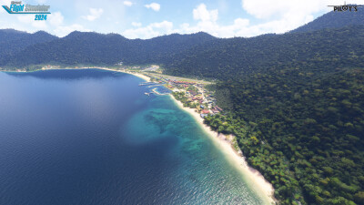 WMBT Tioman Island Airport - Microsoft Flight Simulator 2024 screenshot