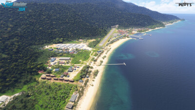 WMBT Tioman Island Airport - Microsoft Flight Simulator 2024 screenshot