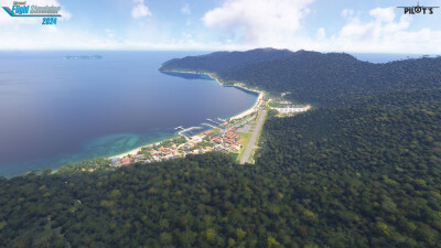 WMBT Tioman Island Airport - Microsoft Flight Simulator 2024 screenshot