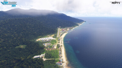 WMBT Tioman Island Airport - Microsoft Flight Simulator 2024 screenshot