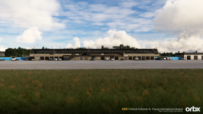 KDET Detroit Coleman A. Young International Airport - Microsoft Flight Simulator 2024 screenshot