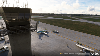 KDET Detroit Coleman A. Young International Airport - Microsoft Flight Simulator 2024 screenshot