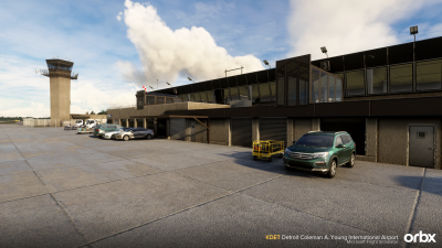 KDET Detroit Coleman A. Young International Airport - Microsoft Flight Simulator 2024 screenshot