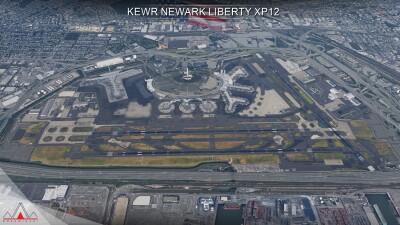 KEWR Newark Liberty International Airport - X-Plane 12 screenshot