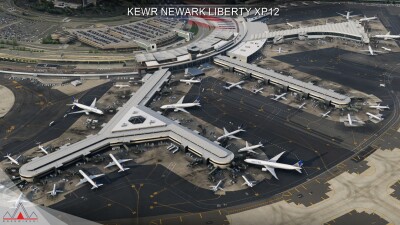 KEWR Newark Liberty International Airport - X-Plane 12 screenshot
