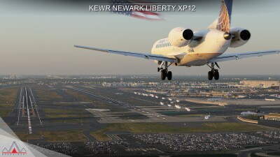 KEWR Newark Liberty International Airport - X-Plane 12 screenshot
