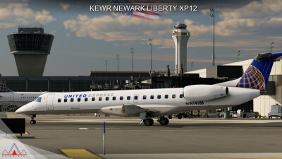 KEWR Newark Liberty International Airport - X-Plane 12 screenshot