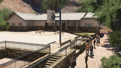 Cli4D Designs Supai Village Helipad (AZ15) - Microsoft Flight Simulator 2024 screenshot