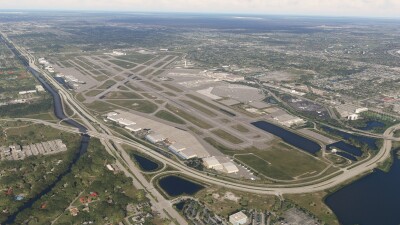 KPBI Palm Beach International - Microsoft Flight Simulator screenshot
