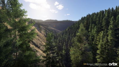 1O5 Montague-Yreka & River Strips - Microsoft Flight Simulator 2024 screenshot