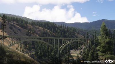 1O5 Montague-Yreka & River Strips - Microsoft Flight Simulator 2024 screenshot
