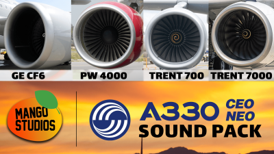 Mango Studios A330 CEO Sound Pack - X-Plane 12 screenshot