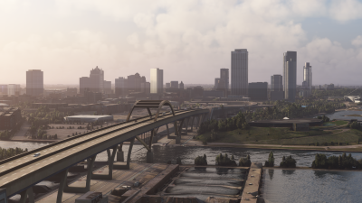 Dfflyer Direct Milwaukee City - Microsoft Flight Simulator screenshot