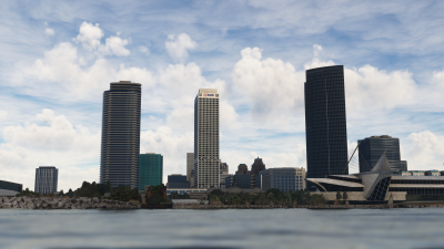 Dfflyer Direct Milwaukee City - Microsoft Flight Simulator screenshot