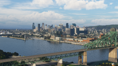 Dfflyer Direct Montreal City - Microsoft Flight Simulator screenshot
