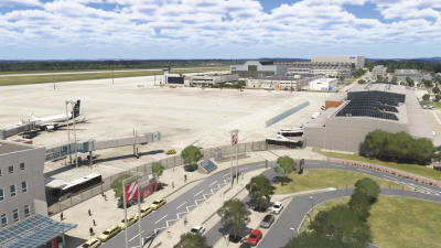 EDDC Dresden Airport - Microsoft Flight Simulator screenshot
