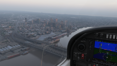Dfflyer Direct New Orleans City - Microsoft Flight Simulator screenshot