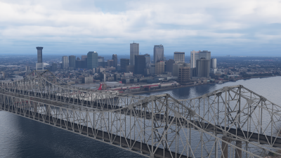 Dfflyer Direct New Orleans City - Microsoft Flight Simulator screenshot