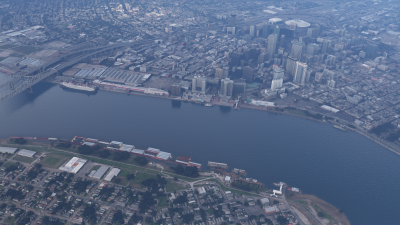Dfflyer Direct New Orleans City - Microsoft Flight Simulator screenshot