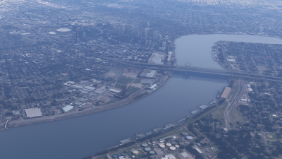 Dfflyer Direct New Orleans City - Microsoft Flight Simulator screenshot