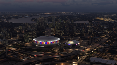 Dfflyer Direct New Orleans City - Microsoft Flight Simulator screenshot