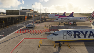 EBCI Brussels-Charleroi Airport - Microsoft Flight Simulator screenshot