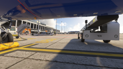 EBCI Brussels-Charleroi Airport - Microsoft Flight Simulator screenshot