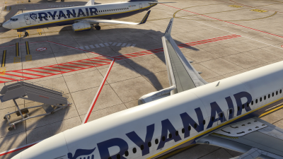 EBCI Brussels-Charleroi Airport - Microsoft Flight Simulator screenshot