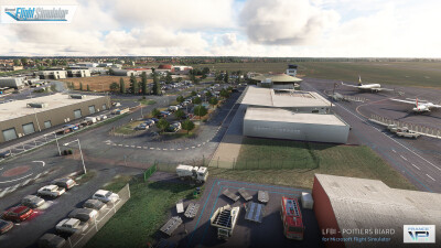 LFBI Poitiers Biard Airport - Microsoft Flight Simulator screenshot