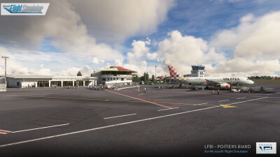 LFBI Poitiers Biard Airport - Microsoft Flight Simulator screenshot