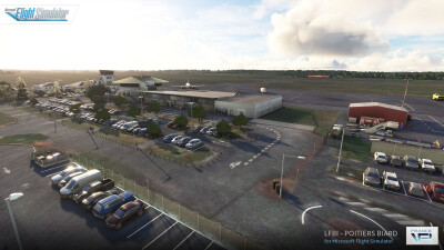 LFBI Poitiers Biard Airport - Microsoft Flight Simulator screenshot