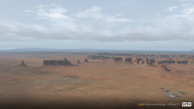 USMV Monument Valley - X-Plane 11 screenshot