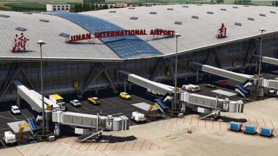 ZSJN Jinan Yaoqiang International Airport - X-Plane 12 screenshot