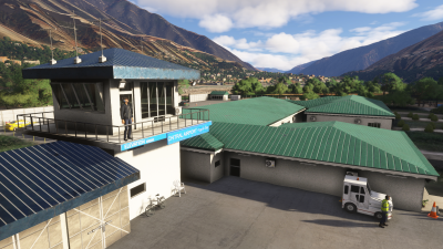 OPCH Chitral Airport - Microsoft Flight Simulator screenshot
