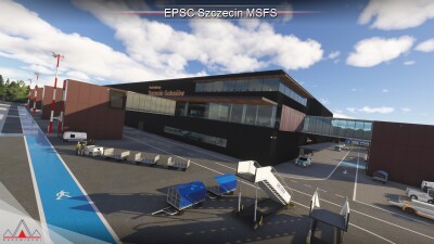 EPSC Szczecin Airport - Microsoft Flight Simulator screenshot