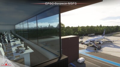 EPSC Szczecin Airport - Microsoft Flight Simulator screenshot