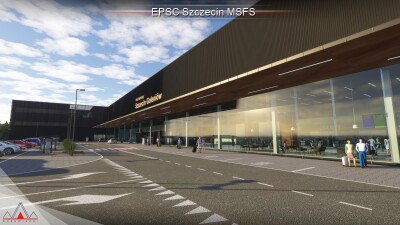 EPSC Szczecin Airport - Microsoft Flight Simulator screenshot
