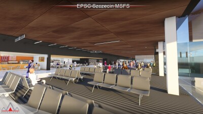 EPSC Szczecin Airport - Microsoft Flight Simulator screenshot