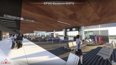 EPSC Szczecin Airport - Microsoft Flight Simulator screenshot