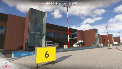 EPSC Szczecin Airport - Microsoft Flight Simulator screenshot
