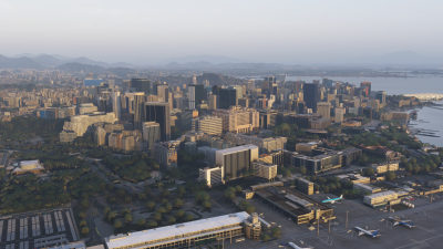 Dfflyer Direct Rio de Janeiro City - Microsoft Flight Simulator screenshot