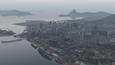Dfflyer Direct Rio de Janeiro City - Microsoft Flight Simulator screenshot