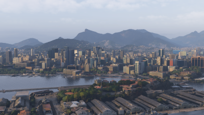 Dfflyer Direct Rio de Janeiro City - Microsoft Flight Simulator screenshot