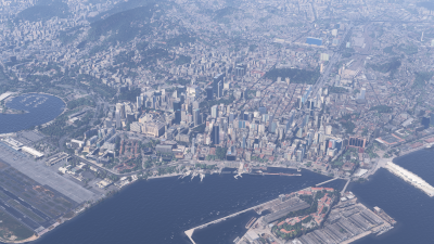 Dfflyer Direct Rio de Janeiro City - Microsoft Flight Simulator screenshot