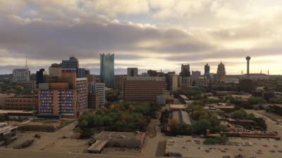 Dfflyer Direct San Antonio City - Microsoft Flight Simulator screenshot