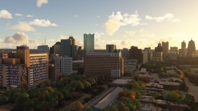 Dfflyer Direct San Antonio City - Microsoft Flight Simulator screenshot