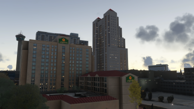 Dfflyer Direct San Antonio City - Microsoft Flight Simulator screenshot