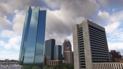 Dfflyer Direct San Antonio City - Microsoft Flight Simulator screenshot