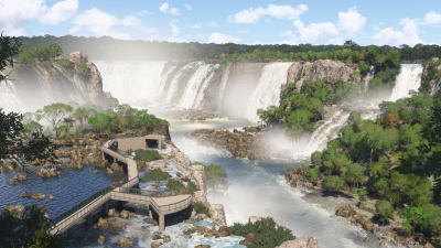 Cli4D Designs Iguazu Waterfalls - Microsoft Flight Simulator 2024 screenshot