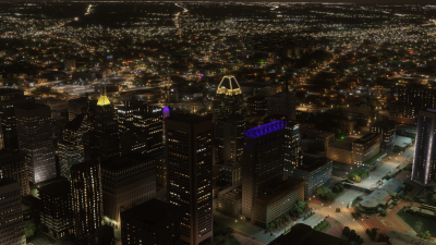 Dfflyer Direct Baltimore City - Microsoft Flight Simulator screenshot